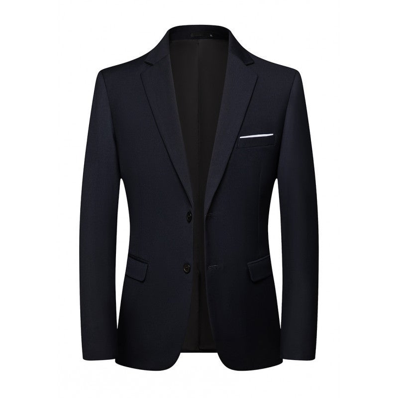 Spring New Business Fashion Suit Men'S Jacket Korean Slim-Fit Men'S Casual Suit Dress - Image 3